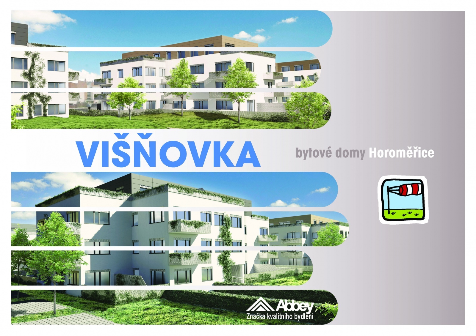 Byt 2+kk, 47.60 m2, Horoměřice, Projekt Višnovka - bytové domy