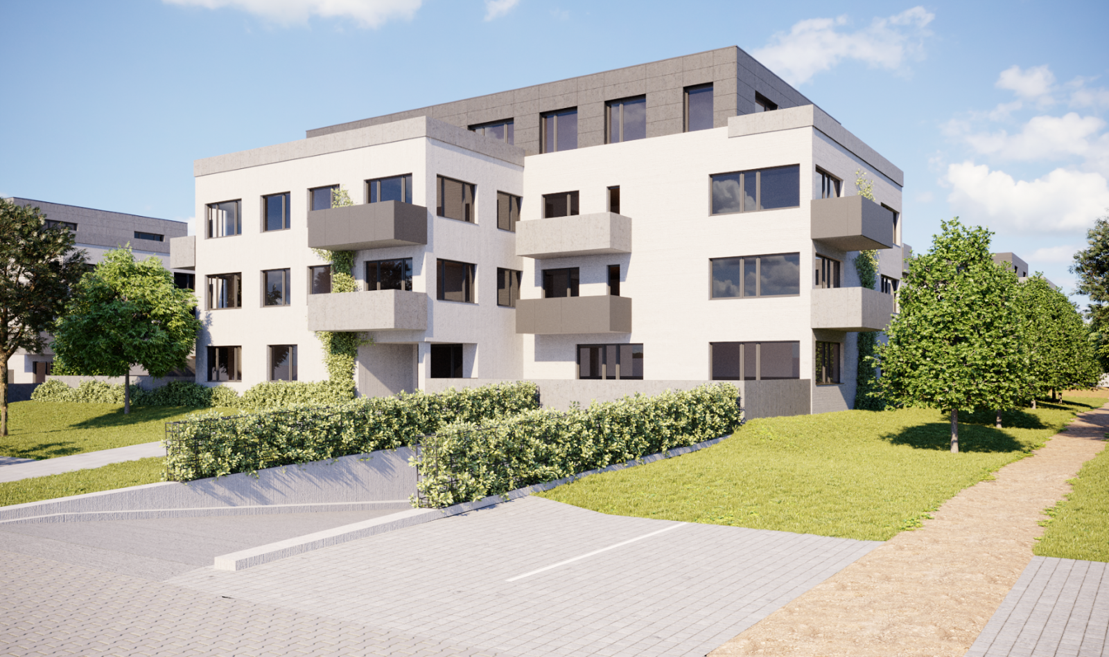 Studio 3+kk, 83.3 m2, Horoměřice, Projekt Višnovka - bytové domy lze i pronájem 