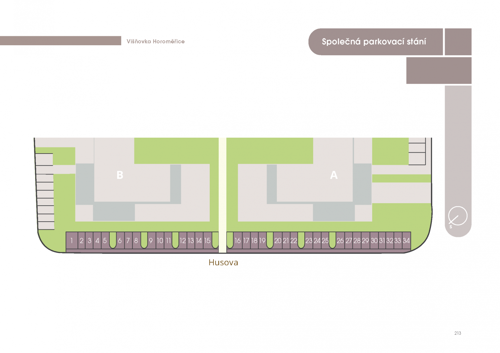 Byt 2+kk, 62.9 m2, Horoměřice, Projekt Višnovka - bytové domy